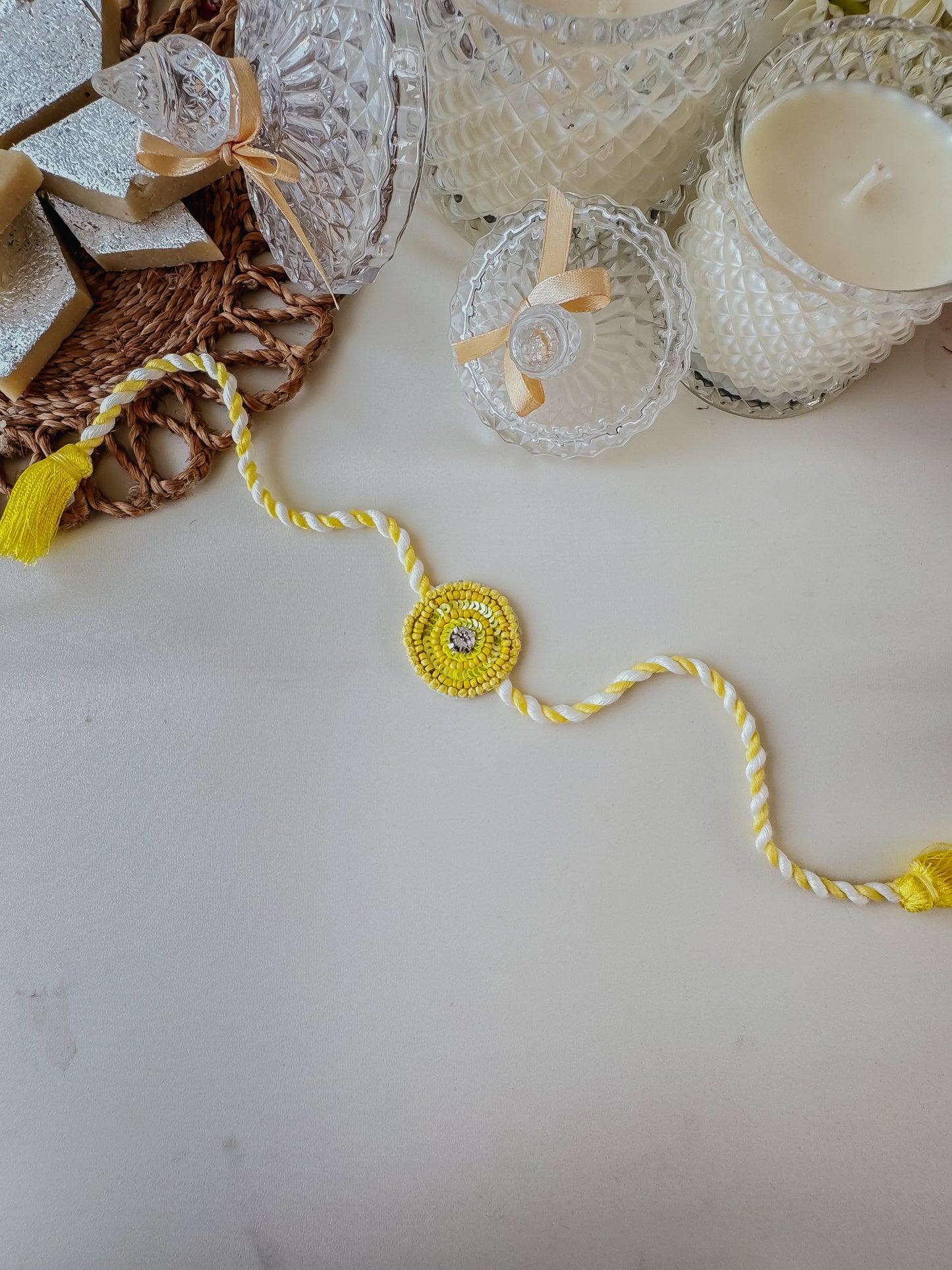 Sunshine Circle Handmade Rakhi