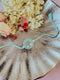 Aqua Blue Kalpavriksha Handmade Rakhi