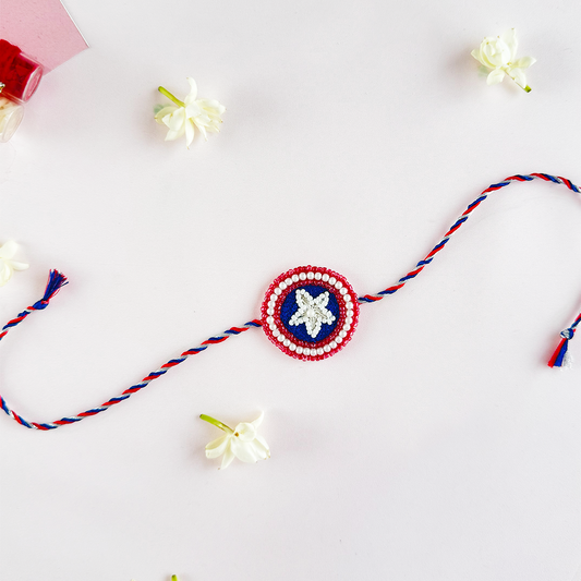 Caption America Handmade Rakhi