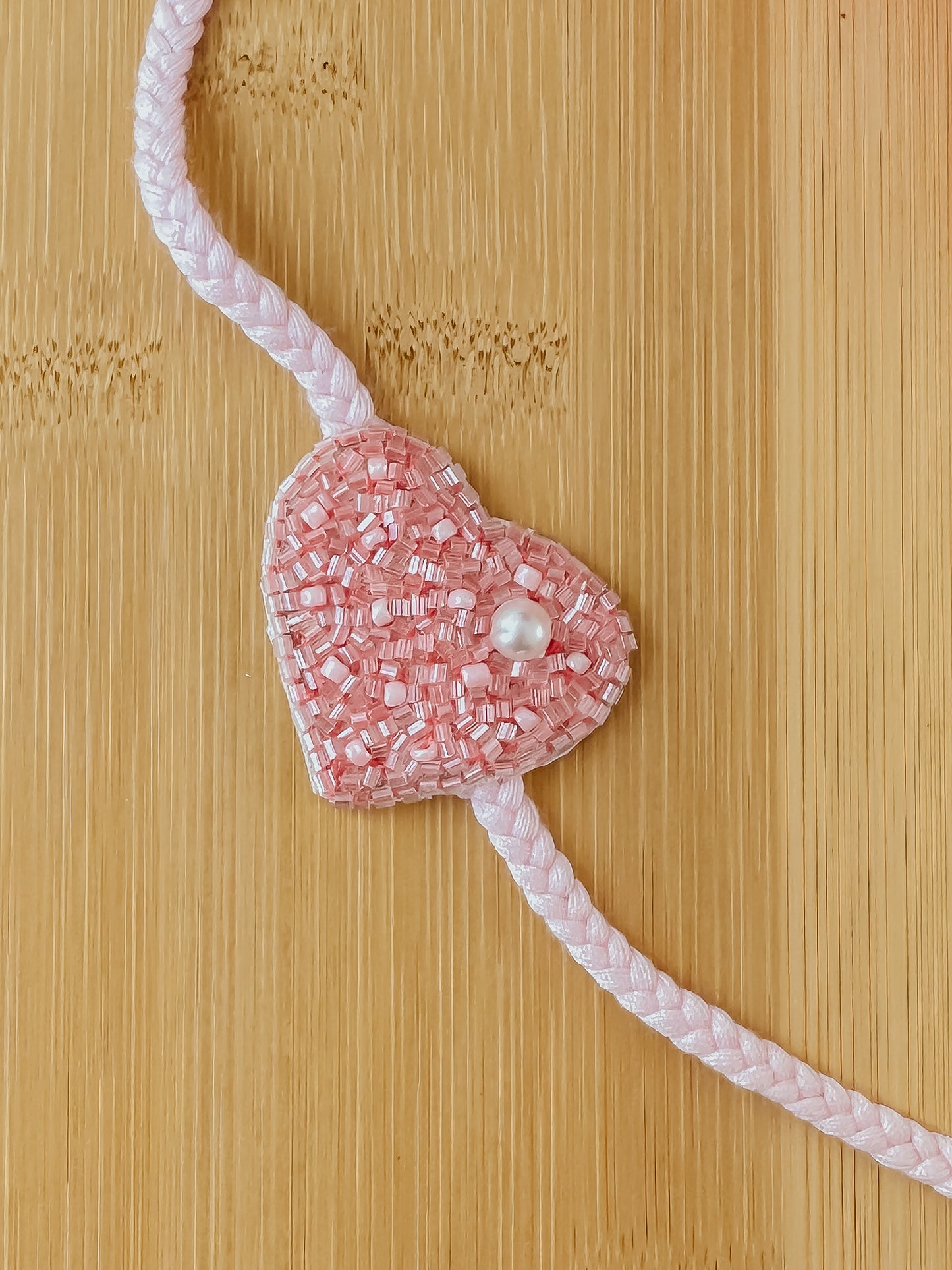 Pink Love Bond Handmade Rakhi