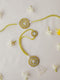 Yellow Vibrant Bloom Lumba Set Handmade Rakhi