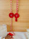 Crimson Thread & Lumba Set Handmade Rakhi