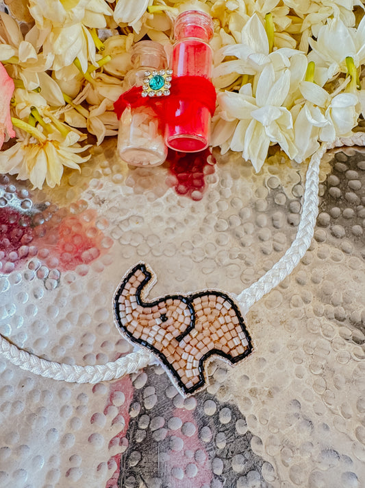 Elephant Charm Handmade Rakhi