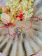 Personalized Alpha Handmade Rakhi - Candy Cane