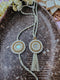 Shiny Golden & Lumba Set Handmade Rakhi