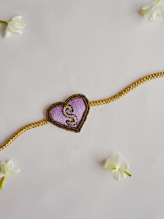 Customized Letter Handmade Rakhi